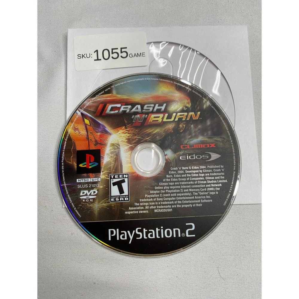 Crash N Burn Sony PlayStation 2